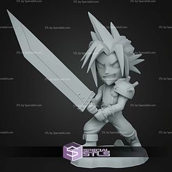 Chibi STL Collection Cloud Final Fantasy