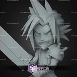 Chibi STL Collection Cloud Final Fantasy