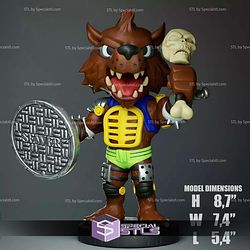 Chibi STL Collection TMNT Rahzar