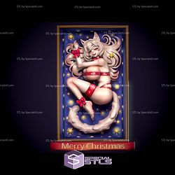 Christmas Gift Fox 180mm STL Files