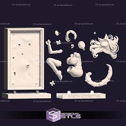 Christmas Gift Fox 180mm STL Files