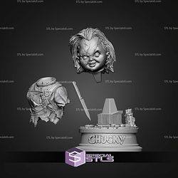 Chucky Horror Bust STL Files