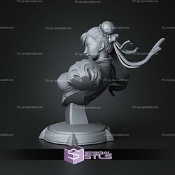Chun-Li Street Fighter Bust 120mm STL Files