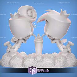 Cosmo and Wanda Cosma STL Files