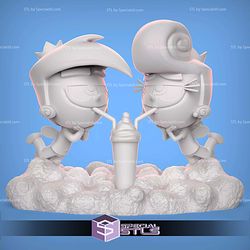 Cosmo and Wanda Cosma STL Files