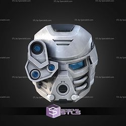 Cosplay STL Files Bionicle Spartan Mashup Kopaka Helmet