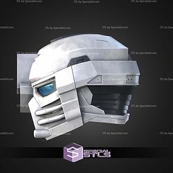 Cosplay STL Files Bionicle Spartan Mashup Kopaka Helmet