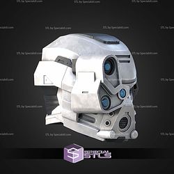 Cosplay STL Files Bionicle Spartan Mashup Kopaka Helmet
