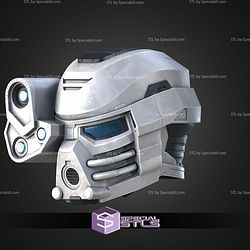 Cosplay STL Files Bionicle Spartan Mashup Kopaka Helmet