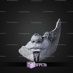 Cosplay STL Files Expedition 33 Alicia Mask