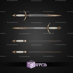 Cosplay STL Files Expedition 33 Noahram Dagger