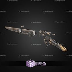 Cosplay STL Files Expedition 33 Noahram Pistol