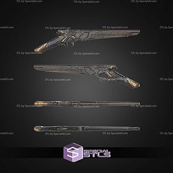 Cosplay STL Files Expedition 33 Noahram Pistol