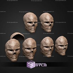 Cosplay STL Files Ghoul Face Mask