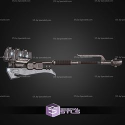 Cosplay STL Files Halo 3 Gravity Hammer