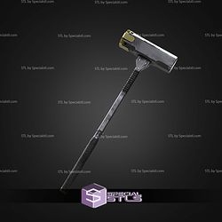 Cosplay STL Files Helldivers 2 Breaching Hammer