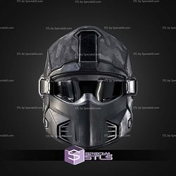 Cosplay STL Files Helldivers 2 Shadow Paragon Helmet