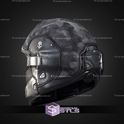 Cosplay STL Files Helldivers 2 Shadow Paragon Helmet