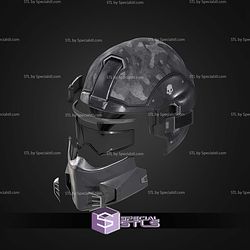 Cosplay STL Files Helldivers 2 Shadow Paragon Helmet
