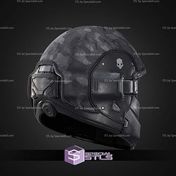 Cosplay STL Files Helldivers 2 Shadow Paragon Helmet