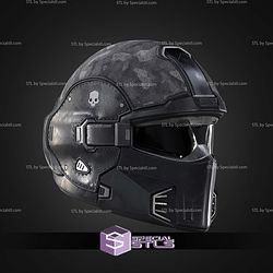 Cosplay STL Files Helldivers 2 Shadow Paragon Helmet