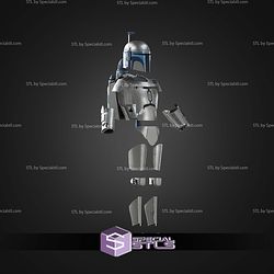 Cosplay STL Files Jango Fett Helmet and Armor