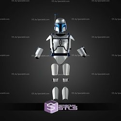 Cosplay STL Files Jango Fett Helmet and Armor