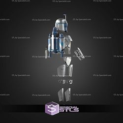 Cosplay STL Files Jango Fett Helmet and Armor