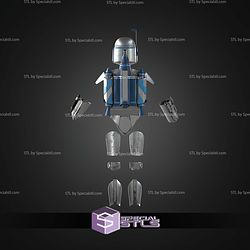 Cosplay STL Files Jango Fett Helmet and Armor
