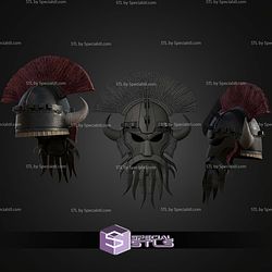 Cosplay STL Files Lacerta Legate Fallout Helmet V2