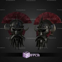 Cosplay STL Files Lacerta Legate Fallout Helmet V2