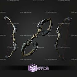 Cosplay STL Files Predator Badlands Folding Bow