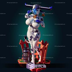 Cowbot Mecha Girl H120mm STL Files