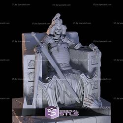 Crow Skeletor King Throne STL Files