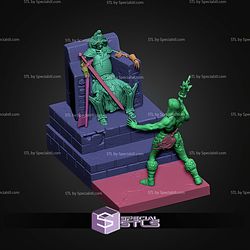 Crow Skeletor King Throne STL Files