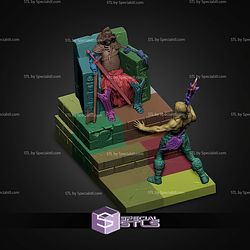 Crow Skeletor King Throne STL Files