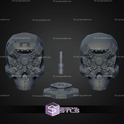 Cyber Skull Cyberpunk 2077 Basic STL Files