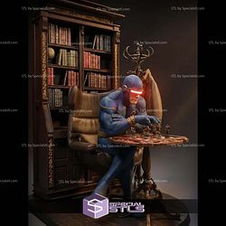 Cyclops X Men Play Chess Scene STL Files