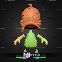 Daffy Duck Chibi Zombie STL Files