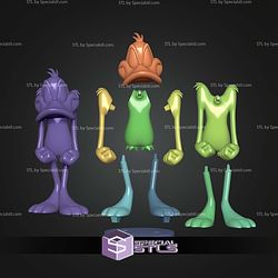 Daffy Duck Various Version STL Files