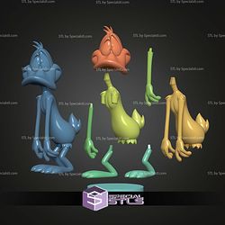 Daffy Duck Various Version STL Files