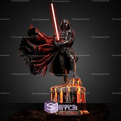 Darth Vader Battle Damage H495mm STL Files