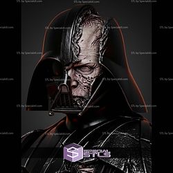 Darth Vader Battle Damage H495mm STL Files