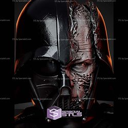 Darth Vader Battle Damage H495mm STL Files