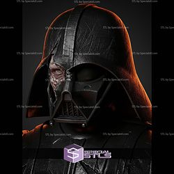 Darth Vader Battle Damage Portrait Bust H308mm STL Files