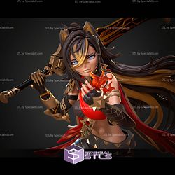 Dehya Genshin Impact 250mm STL Files