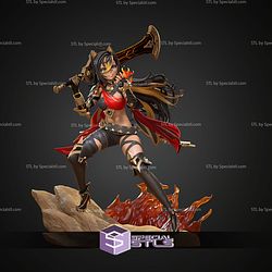 Dehya Genshin Impact 250mm STL Files