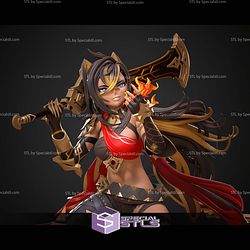 Dehya Genshin Impact 250mm STL Files