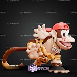 Diddy Kong Dhalsim Mashup STL Files