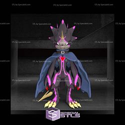 Digimon Ghost Game GulusGammamon STL Files